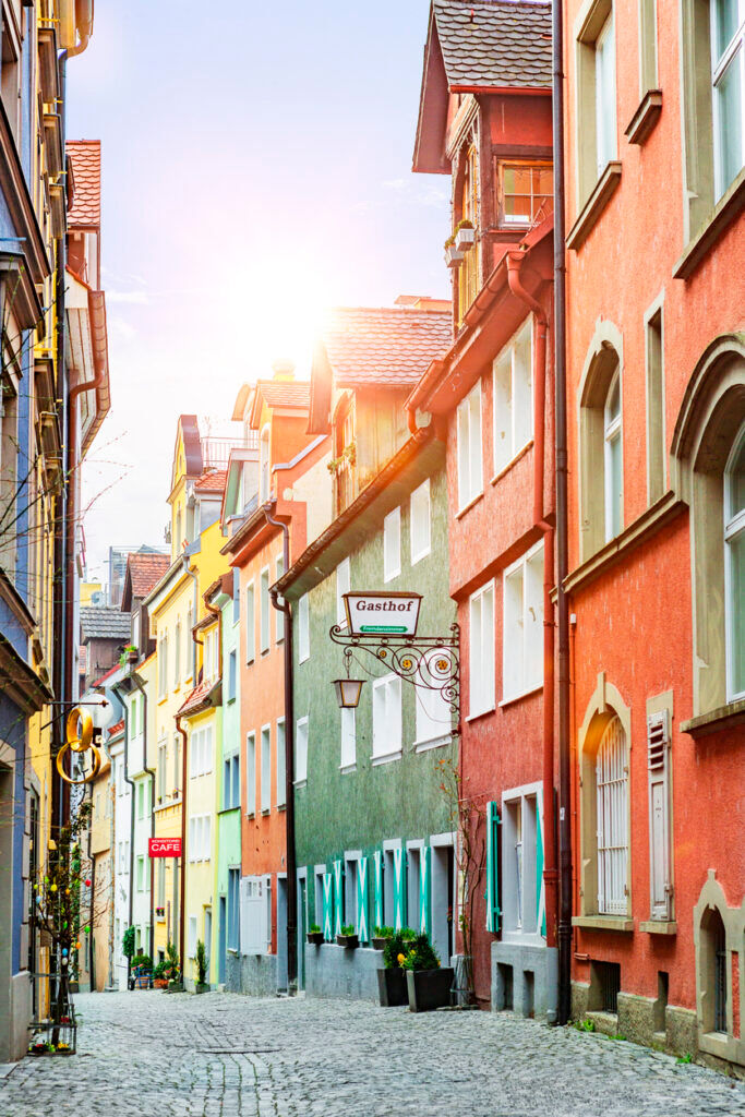 blick in die Lindauer Innenstadt